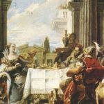 Giambattista Tiepolo: il Banchetto di Antonio e Cleopatra