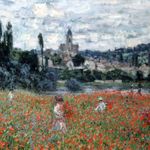 Claude Monet - Champs de coquelicots prs de Vtheuil, vers 1879 - Olio su tela, cm 71.5 x 91.5 - Fondation Collection E. G. Bhrle, Zurich