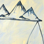 Damien Flood Bench 2010 olio su cotone / oil on cotton