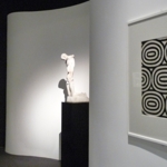 Allestimento - Fuochi fatui di Klimt, fanciullo ingnocchiato di George Minne e Modello di Superficie di Josef Hoffmann