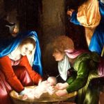 Lorenzo Lotto - Nativit a lume di notte, 1512 - Olio su tela, cm 53,50 x 44 - Soprintendenza per i Beni Storici, Artistici ed Etnoantropologici per le province di Siena e Grosseto