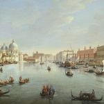 Gaspar van Wittel, detto Vanvitelli - Venezia, Il bacino di San Marco verso il Canal Grande - Olio su tela - Courtesy Galleria Lampronti, Roma