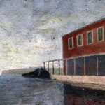Carlo Carr - Canale a Venezia, 1926 - Olio su tavola, 42,5x51,5 cm - Museo Cantonale d'Arte, Lugano