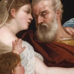 Alessandro Varotari detto il Padovanino (Padova 1588 - Venezia 1649) - Ecuba e Priamo - Tela