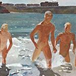 Aleksandr Deineka - Pausa pranzo nel Donbass, 1935 - Riga, Museo Nazionale di Arte