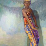 SALVINO TOFANARI: Danzatrice di Java, 1920 circa Olio su tela, 98 x 100 cm Collezione privata (Roma, Gall Berardi)