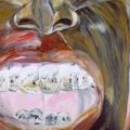Francesco Clemente, Fourteen Stations n.III, 1981-82, olio su lino, cm 198 x 236