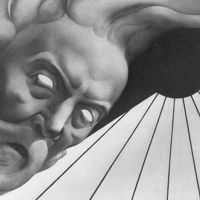 Adolfo Wildt, Luminaria, 1925, matita e carbone su carta, cm. 90x131. Milano, Courtesy of Galleria Daniela Balzaretti