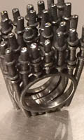 Anello Polifonie Titaniche, 2013, Mostra Barbara Paganin a San Rocco, Padova -  Photo Roberto Zanon