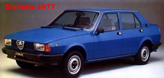Alfa Romeo Giulietta del 1977