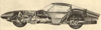 Sezione della Marcos 1800 Gt del 1964