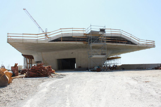 Foto del cantiere - ©Zaha Hadid Architects