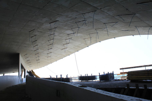 Foto del cantiere - ©Zaha Hadid Architects