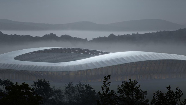 Zaha Hadid. In Inghilterra, verrà realizzato il primo stadio in legno ed ecosostenibile